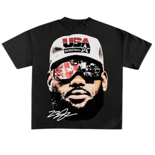 6” LeBron Olympic Big Head Tee 🇺🇸
