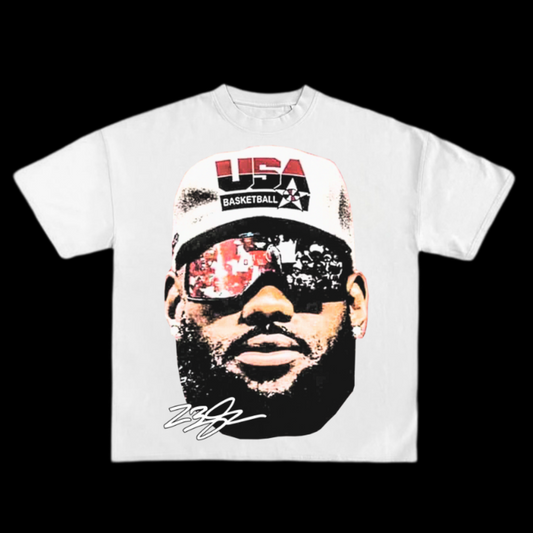 6” LeBron Olympic Big Head Tee 🇺🇸