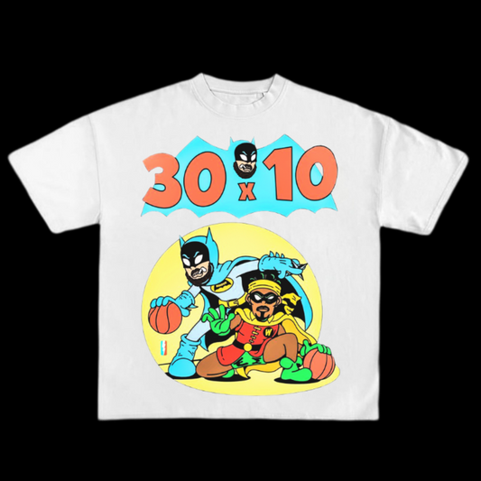 30/10" Steph Jimmy Batman/Robin Tee 🦸‍♂️