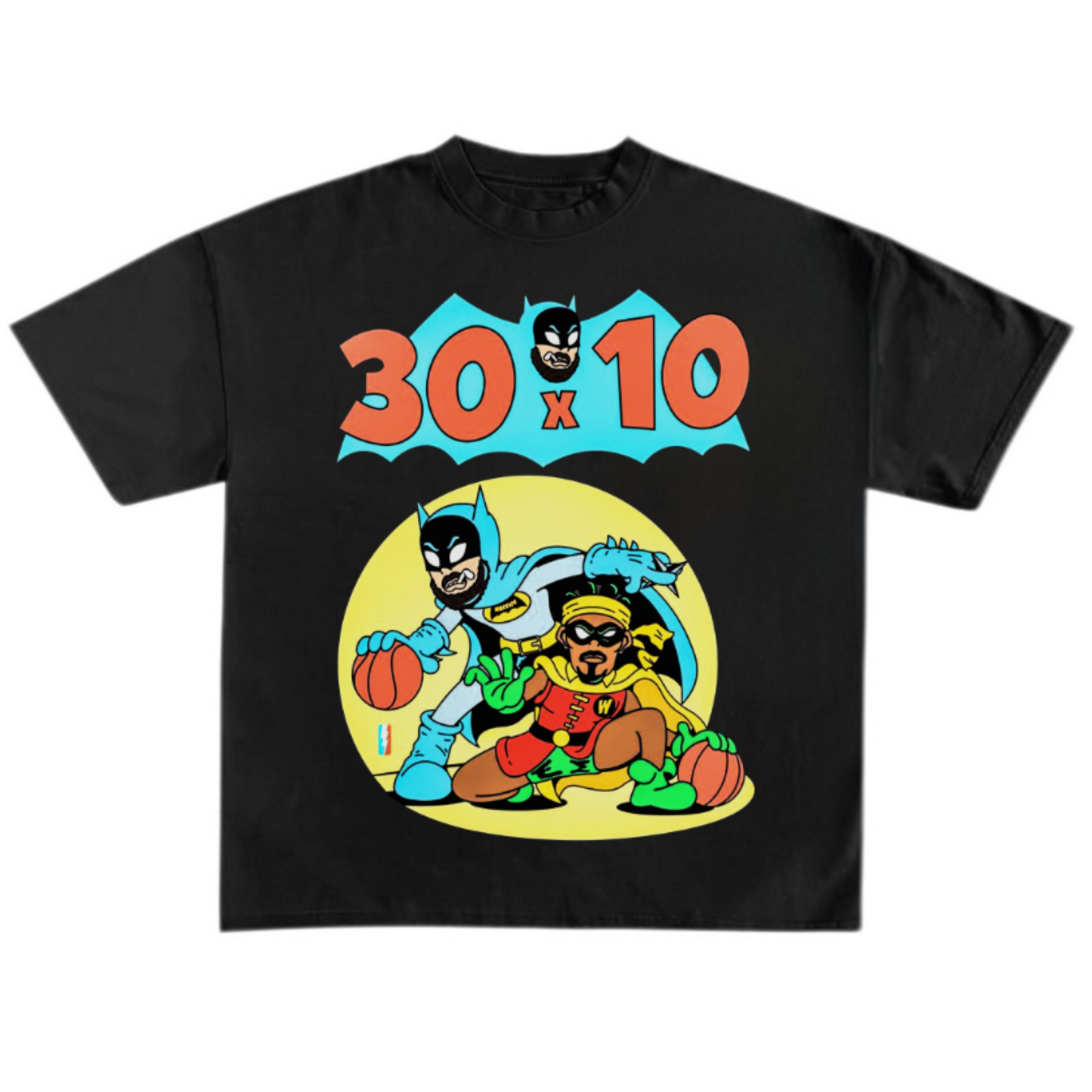 30/10" Steph Jimmy Batman/Robin Tee 🦸‍♂️