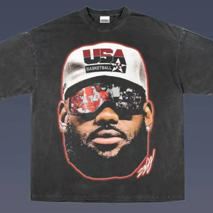 6” LeBron Olympic Big Head Tee 🇺🇸