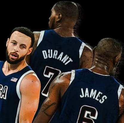 BIG 3” Curry LeBron Durant USA Tee 🇺🇸