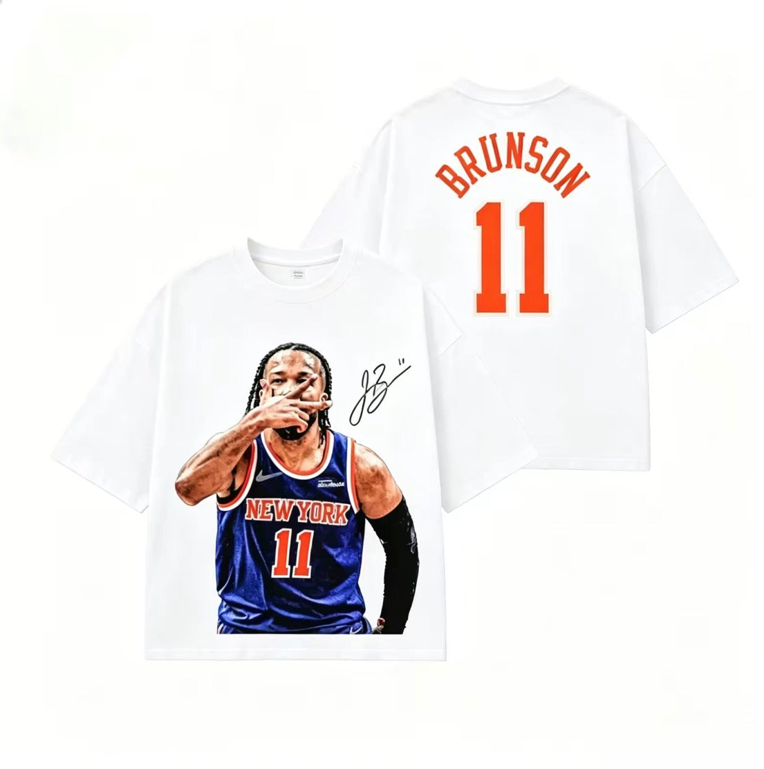 11" Jalen Brunson Sign Tee 👌
