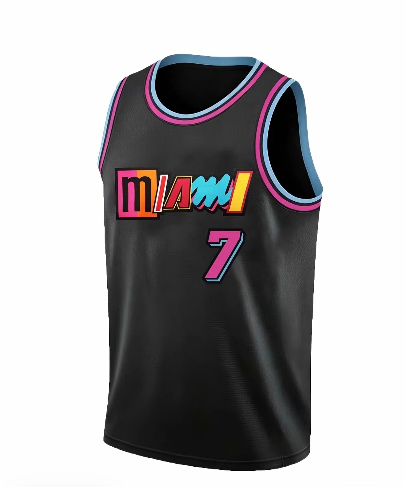 Giannis Antetokounmpo #7 Miami Heat Basketball Jerseys ☀️🏝️