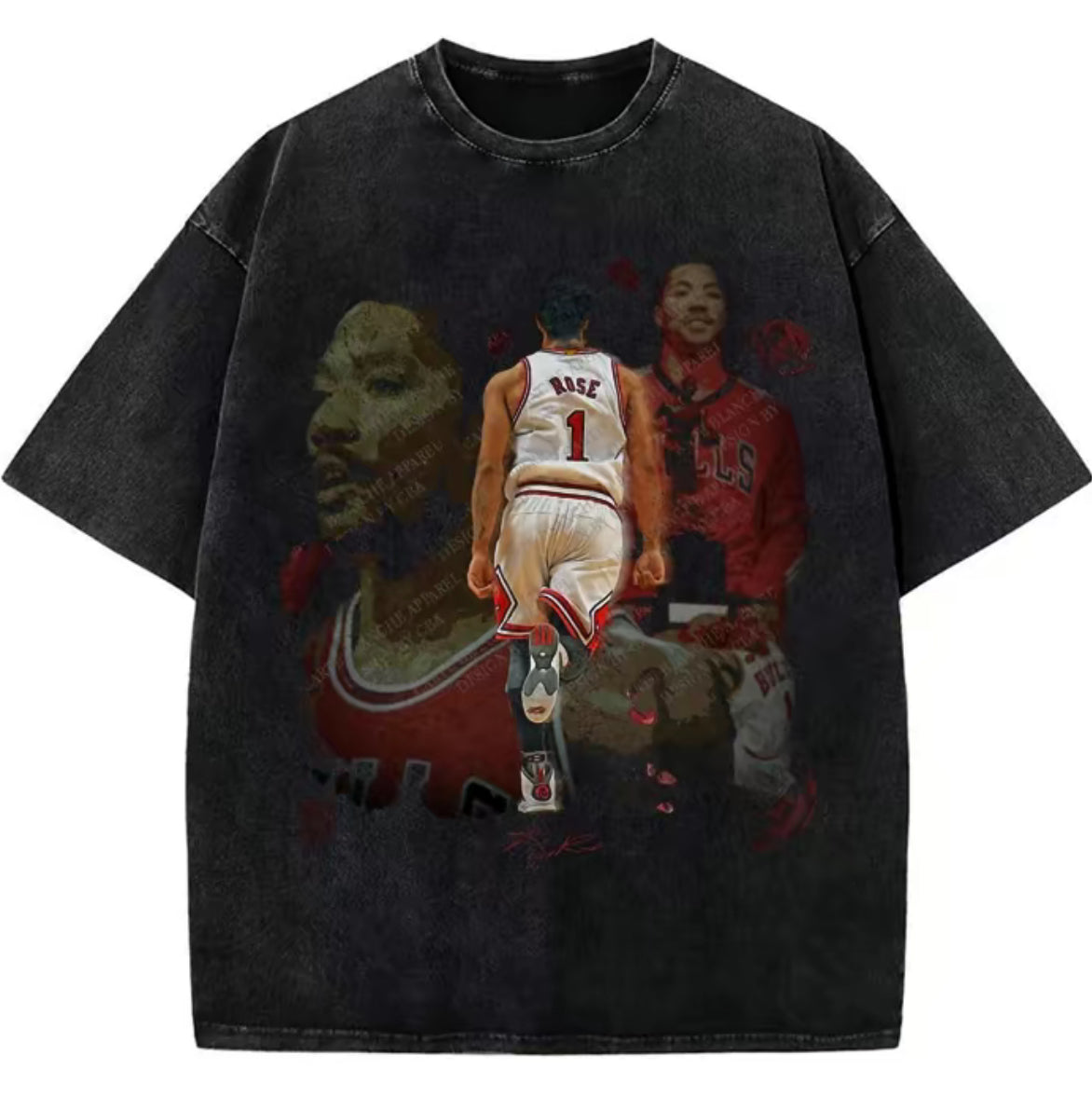 1” Derrick Rose Tee 🌹