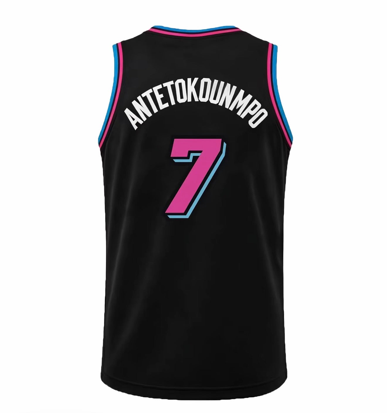 Giannis Antetokounmpo #7 Miami Heat Basketball Jerseys ☀️🏝️
