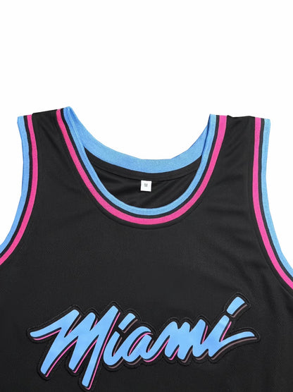 Giannis Antetokounmpo #7 Miami Heat Basketball Jerseys ☀️🏝️