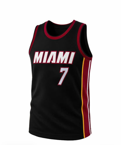 Giannis Antetokounmpo #7 Miami Heat Basketball Jerseys ☀️🏝️