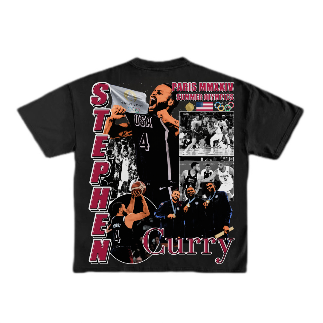 4" Curry “Night Night” Olympic Tee 🇺🇸💤