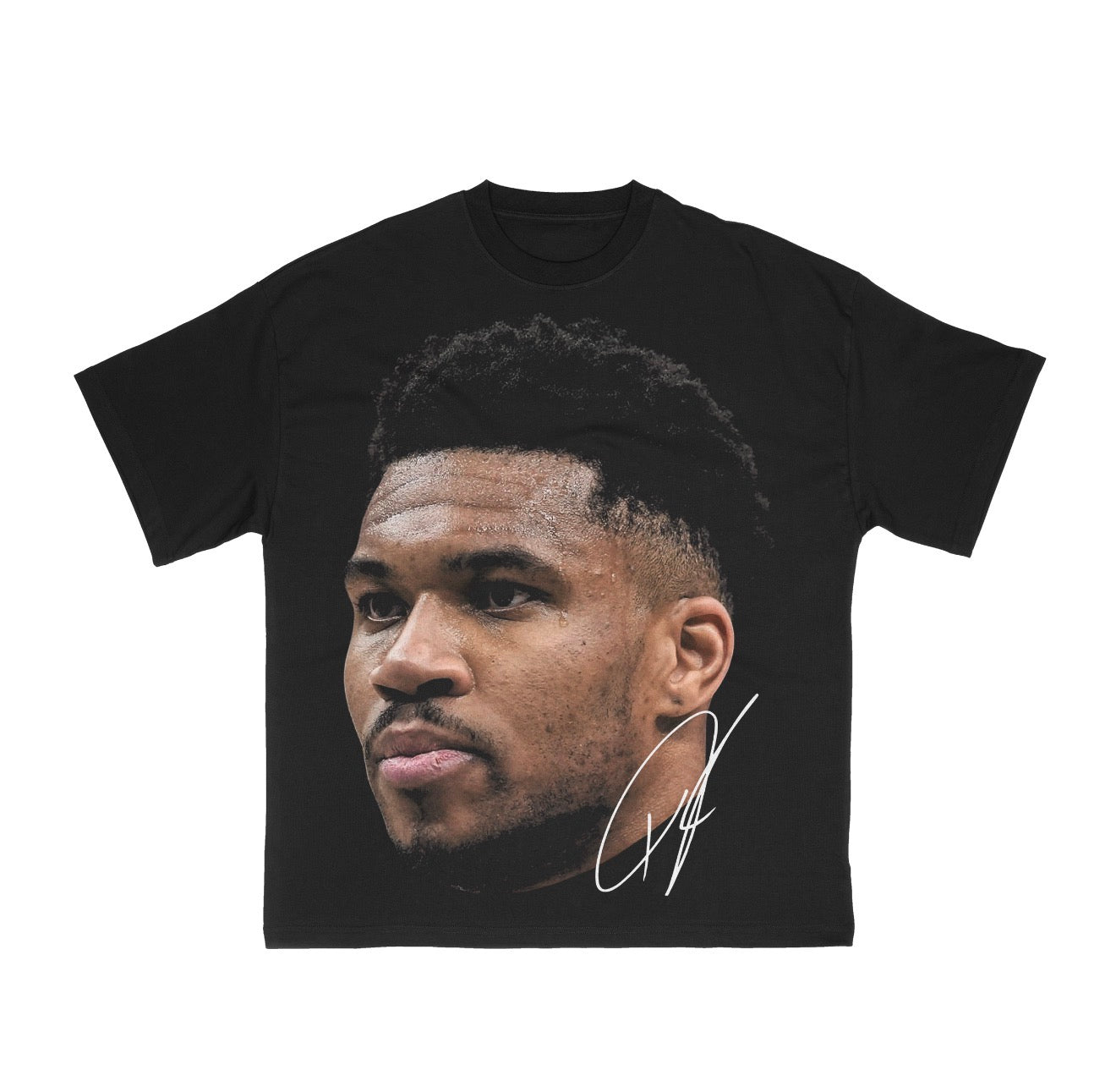 34” Giannis Antetokounmpo Big Head Miami Heat Tee 🏝️