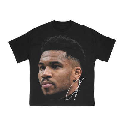34” Giannis Antetokounmpo Big Head Miami Heat Tee 🏝️