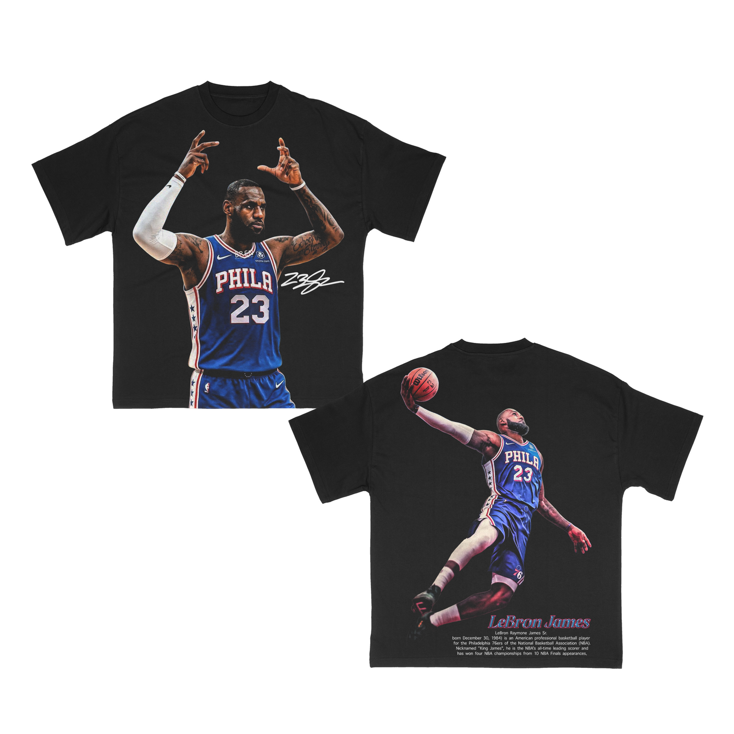 23” LeBron James 76ers Tee 🔔🏀