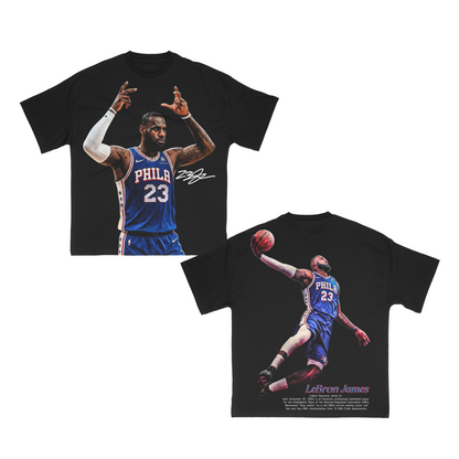 23” LeBron James 76ers Tee 🔔🏀
