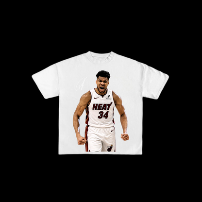 34” Giannis Antetokounmpo Miami Heat Tee 🏝️