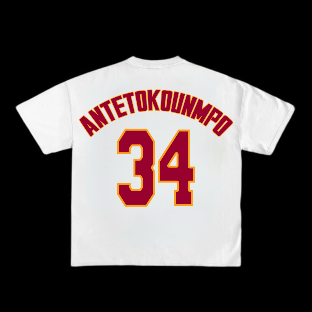 34” Giannis Antetokounmpo Miami Heat Tee 🏝️