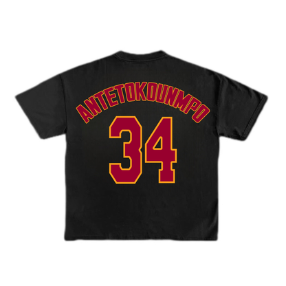 34” Giannis Antetokounmpo Big Head Miami Heat Tee 🏝️