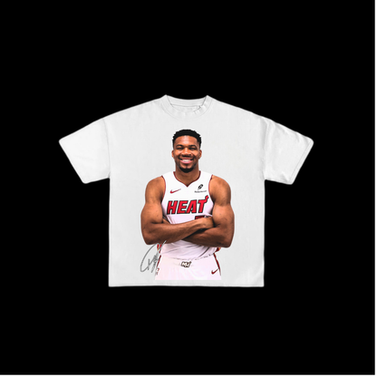 7” Giannis Antetokounmpo Miami Heat Tee 🏝️