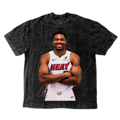 7” Giannis Antetokounmpo Miami Heat Tee 🏝️