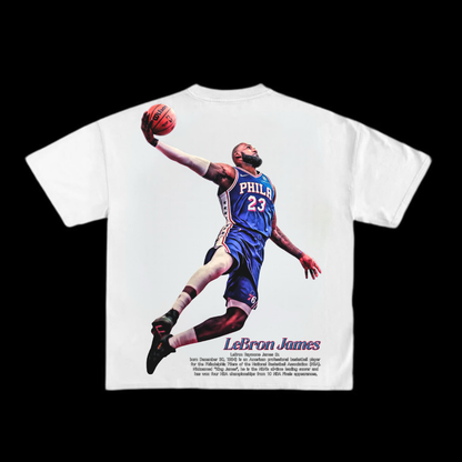 23” LeBron James 76ers Tee 🔔🏀