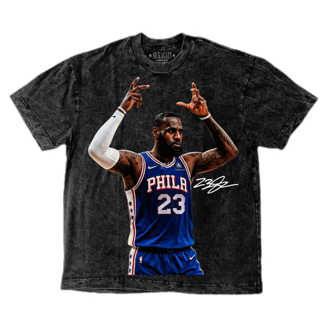 23” LeBron James 76ers Tee 🔔🏀