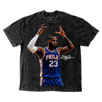 23” LeBron James 76ers Tee 🔔🏀